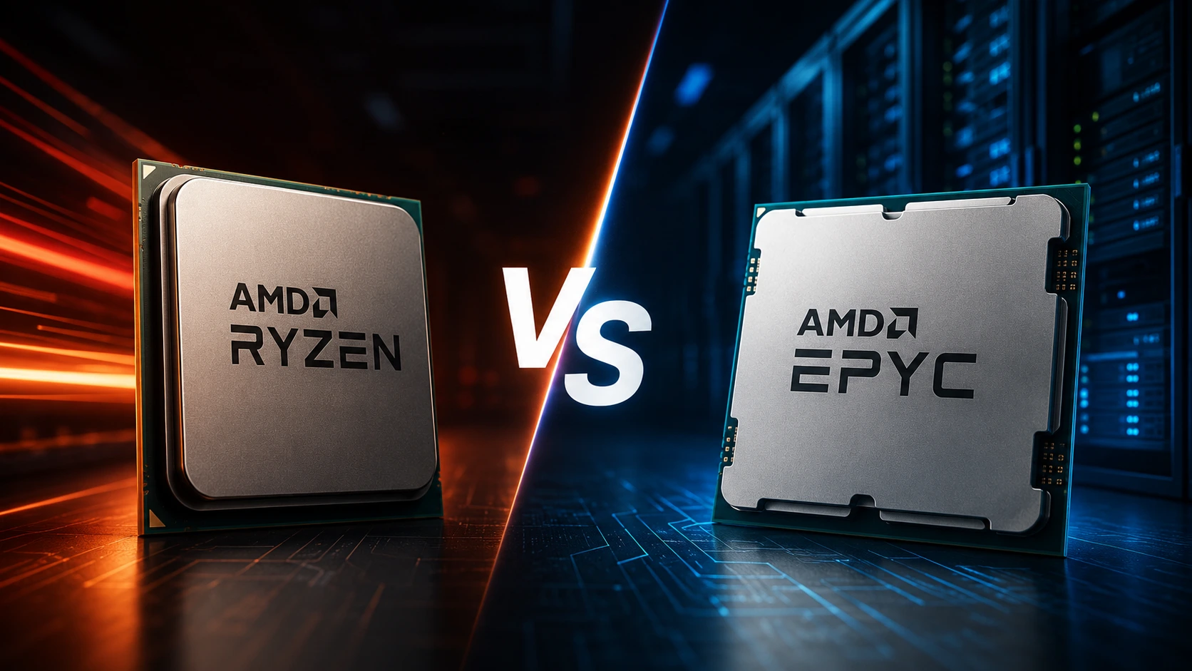 AMD Ryzen vs AMD EPYC for Dedicated Servers: The Complete 2026 Guide