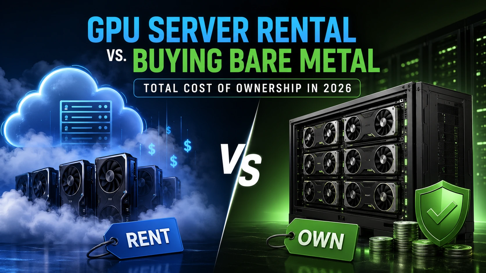 GPU Server Rental vs. Buying Bare Metal: 2026 TCO Guide